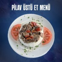 Pilav Üzeri Et Menü